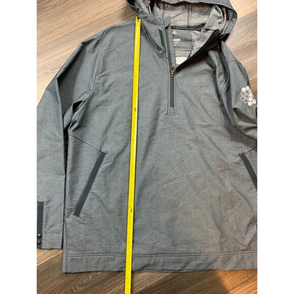Adidas Adicross Anorak 1/2 Zip Hooded Jacket Men’s XL Zekelman Industries Logo - Picture 4 of 8